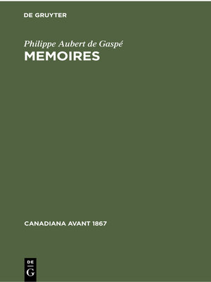 cover image of Memoires